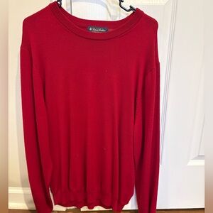 Brooks Brothers Classic Red Crewneck Sweater